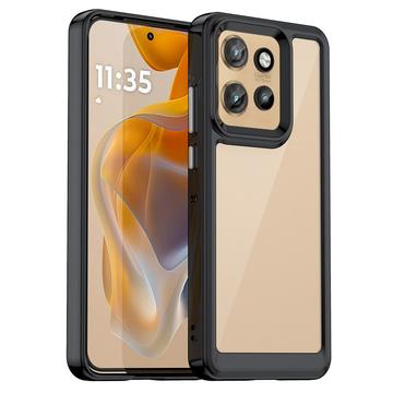 Coque Hybride Motorola Edge 50 Neo/Moto S50 Antichoc - Noire