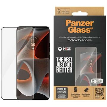 Protecteur d\'Écran Motorola Edge 50 Pro/50 Ultra PanzerGlass Ultra-Wide Fit EasyAligner - Bord Noir