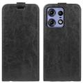 Étui à Rabat Vertical Motorola Edge 50 Pro avec Porte-Cartes