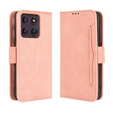 Étui portefeuille Motorola Edge 60 Pro Porte-Cartes - Rose