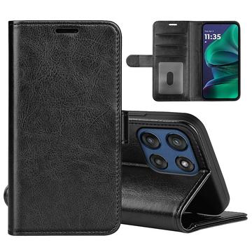 Étui Portefeuille Motorola Moto G Stylus 5G (2025)/Edge 60 Stylus avec Fermeture Magnétique - Noir