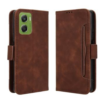Étui portefeuille Motorola Moto G06/G06 Power Porte-Cartes - Marron