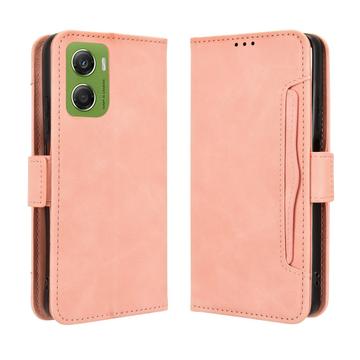 Étui portefeuille Motorola Moto G06/G06 Power Porte-Cartes - Rose