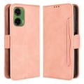 Étui portefeuille Motorola Moto G35 Porte-Cartes - Rose