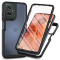 Coque Motorola Moto G55 - Série 360 Protection - Noire / Claire