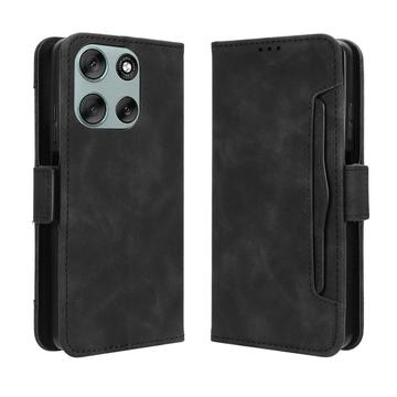 Étui portefeuille Motorola Moto G56 Porte-Cartes - Noir
