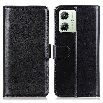 Étui Portefeuille Motorola Moto G64 avec Fermeture Magnétique - Noir