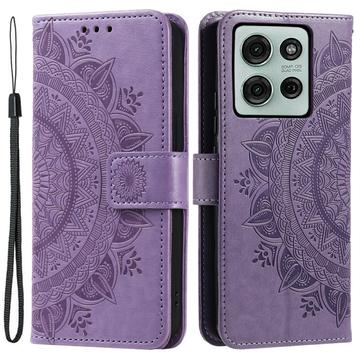 Étui Portefeuille Motorola Moto G75 Mandala Série