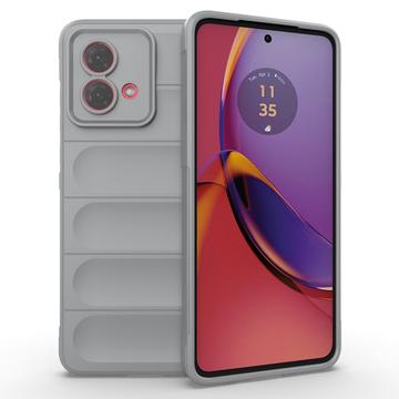 Coque Motorola Moto G84 en TPU - Série Rugged - Gris Clair