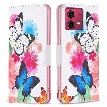 Étui Portefeuille Motorola Moto G84 - Série Wonder