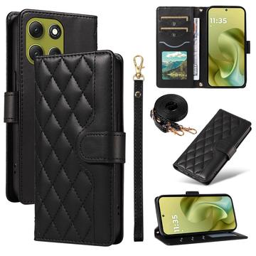 Étui Motorola Moto G86 portefeuille matelassé luxueux