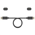 Câble USB-C vers USB-C Motorola Premium SJCX0CCB15 - 1.5m - Noir / Gris