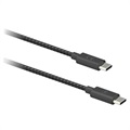 Câble USB-C vers USB-C Motorola Premium SJCX0CCB15 - 1.5m - Noir / Gris