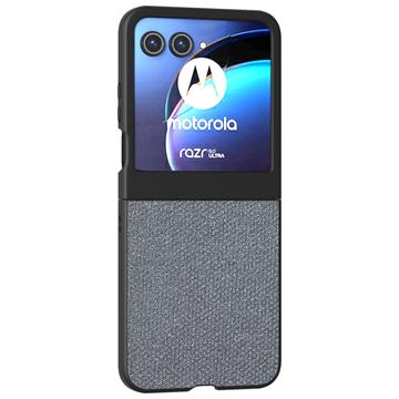 Coque hybride Motorola Razr 50 Texture Strass