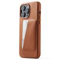 Coque en Cuir iPhone 11 Pro Max Mujjo Wallet - Bleu