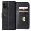 Étui Portefeuille Motorola Moto G10/Moto G30 - Multi-Card Slot - Noir