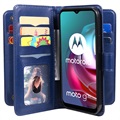 Étui Portefeuille Motorola Moto G10/Moto G30 - Multi-Card Slot - Bleu