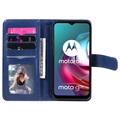 Étui Portefeuille Motorola Moto G10/Moto G30 - Multi-Card Slot - Bleu