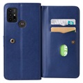 Étui Portefeuille Motorola Moto G10/Moto G30 - Multi-Card Slot - Bleu