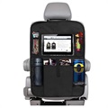 Organisateur Multi-Poches pour Siège Arrière de Voiture avec Support de Tablette - Noir