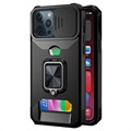 Coque Hybride iPhone 11 Pro Multifonction 4-en-1 - Noire