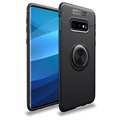 Coque Samsung Galaxy S10+ Magnétique Multifonction avec Support Bague - Noir