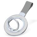 Porte-bagues magnétique multifonctionnel avec sangle - blanc