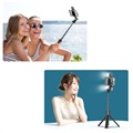 Multifunctional Selfie Stick & Tripod Stand K22-D - Black