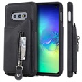 Samsung Galaxy S10e Multifunctional TPU Case with Stand - Black