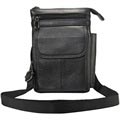 Sac à bandoulière en cuir Universel Multifonctionnel - Noir