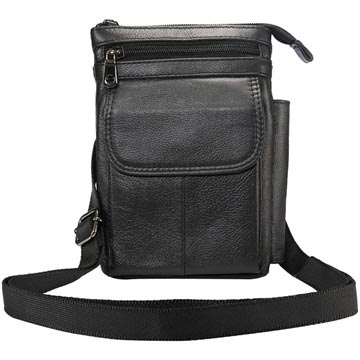 Sac à bandoulière en cuir Universel Multifonctionnel