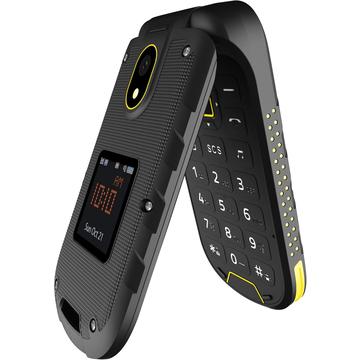 MyPhone Hammer Bow LTE IP68 Flip Phone - Noir / Jaune