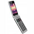 MyPhone Tango LTE Flip Phone avec boutons SOS et ICE Safety - Noir / Argent