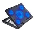 Desktop 5 Cooling Fan Notebook Computer Cooling Pad Laptop Cooler with Adjustable Stand Function for Gaming Working N137