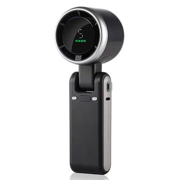 N607 Ventilateur de poche turbo pliable avec sangle - Noir