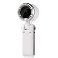 N607 Ventilateur de poche turbo pliable avec sangle - blanc