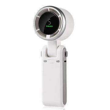 N607 Ventilateur de poche turbo pliable avec sangle - blanc