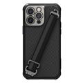 Coque Hybride iPhone 14 Pro Max Nillkin Strap Magnetic - Noir