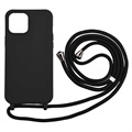 Coque iPhone 12 Mini en TPU - Série Necklace - Noire