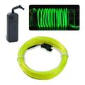 Chaîne de LED néon 3 mètres - Vert fluo