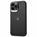 Coque Hybride pour iPhone 12/12 Pro avec Béquille Cachée - Noire / Transparente