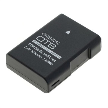 Nikon EN-EL14 Batterie - Df, D3300, D5300, D5500 - 950mAh