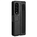 Coque Samsung Galaxy Z Fold3 5G Revêtue Nillkin Aoge - Noire