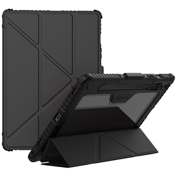 Étui à Rabat Samsung Galaxy Tab S10 FE Smart Nillkin Bumper - Noir
