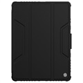 Étui à Rabat iPad 10.2 2019/2020/2021 Smart Nillkin Bumper - Noir / Transparent