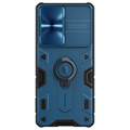 Coque Hybride Samsung Galaxy S21 Ultra 5G Nillkin CamShield Armor - Bleu