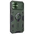 Coque Hybride iPhone 12/12 Pro Nillkin CamShield Armor - Vert