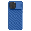 Coque Hybride iPhone 15 Pro Nillkin CamShield Pro - Bleu