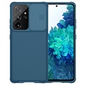 Coque Hybride Samsung Galaxy S21 Ultra 5G Nillkin CamShiled Pro - Bleue