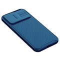 Coque Hybride iPhone 13 Pro Nillkin CamShield Pro - Bleue